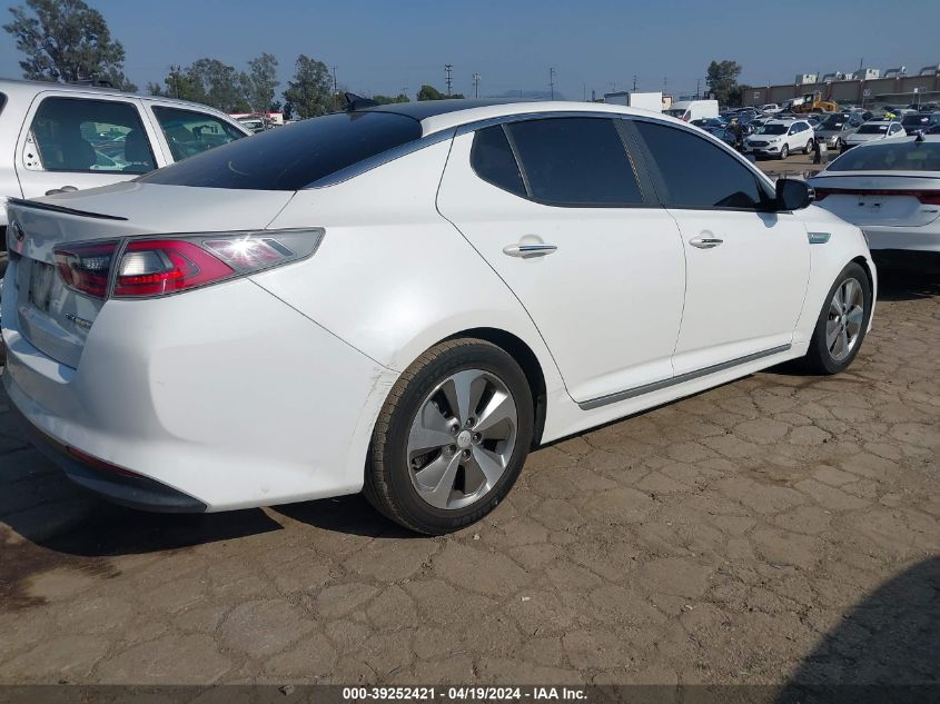 2014 Kia Optima Hybrid Ex VIN: KNAGN4AD0E5063213 Lot: 39252421