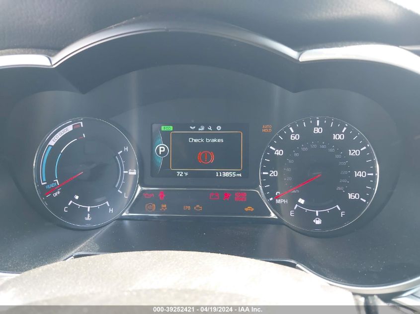 2014 Kia Optima Hybrid Ex VIN: KNAGN4AD0E5063213 Lot: 39252421