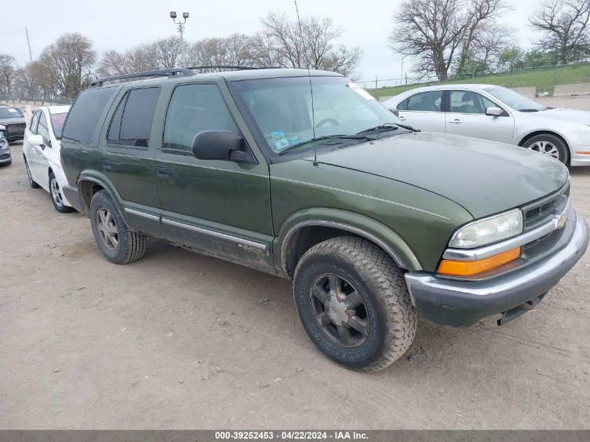 2001 Chevrolet Blazer Lt VIN: 1GNDT13WX1K229958 Lot: 39252453