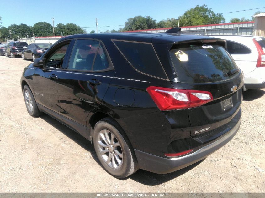 2018 Chevrolet Equinox Ls VIN: 2GNAXHEV0J6178252 Lot: 39252459