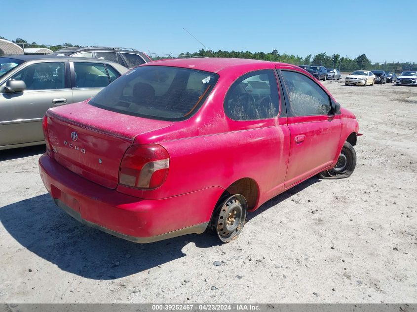 JTDAT123510124193 | 2001 TOYOTA ECHO