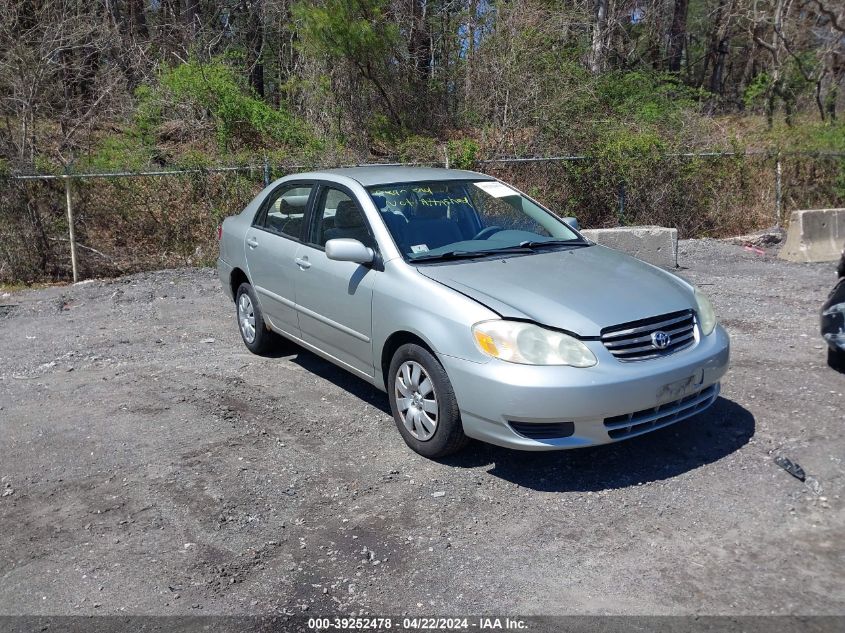 JTDBR32E230040741 | 2003 TOYOTA COROLLA