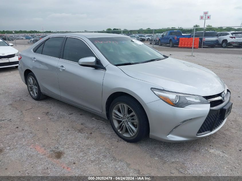 2016 Toyota Camry Se VIN: 4T1BF1FK3GU123506 Lot: 39252479