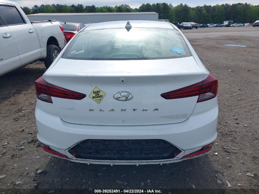 2019 Hyundai Elantra Sel VIN: 5NPD84LFXKH427564 Lot: 39252491