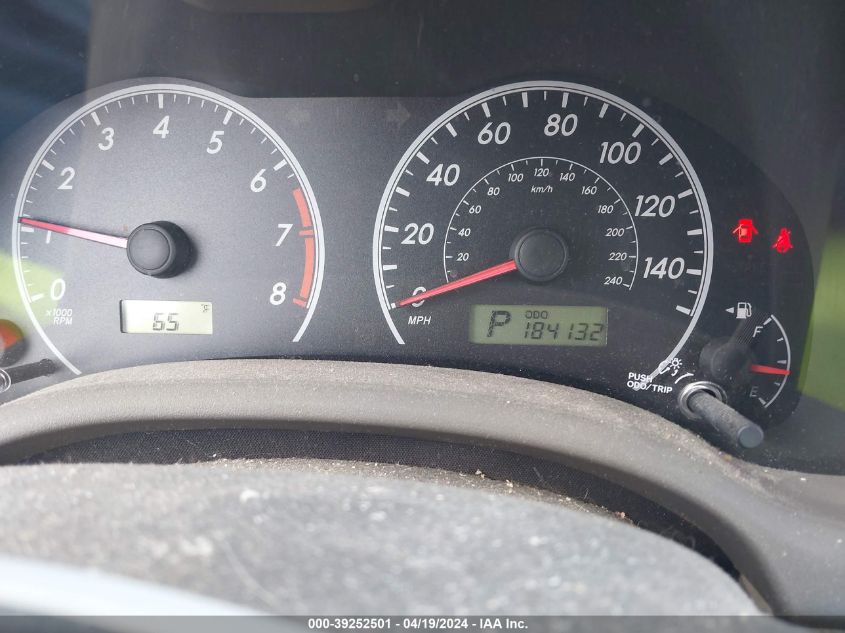 2010 Toyota Corolla Le VIN: 1NXBU4EE1AZ264942 Lot: 39252501