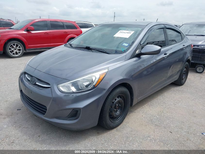 2016 Hyundai Accent Se VIN: KMHCT4AE1GU095995 Lot: 39252509