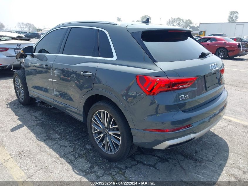 2022 Audi Q3 Premium Plus 40 Tfsi Quattro Tiptronic VIN: WA1BUCF33N1030489 Lot: 39252516