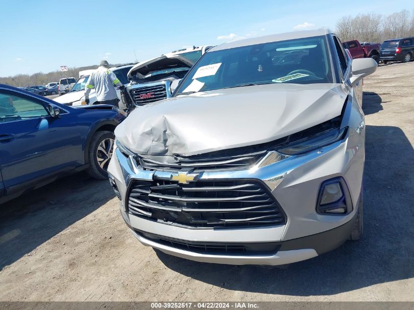 2021 Chevrolet Blazer Fwd 2Lt VIN: 3GNKBCRS4MS587589 Lot: 39252517