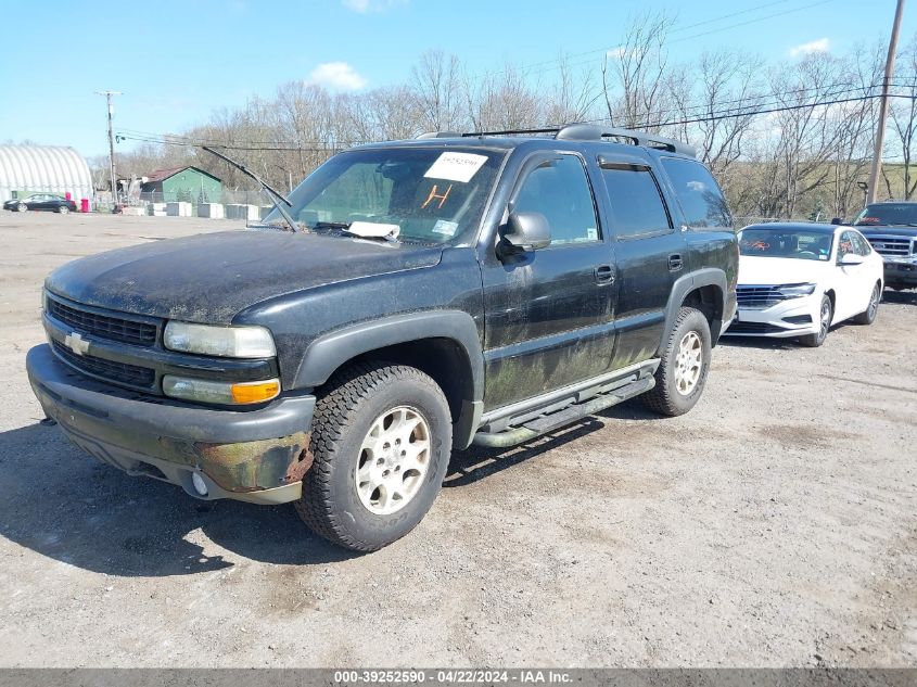 2002 Chevrolet Tahoe Z71 VIN: 1GNEK13Z32R229715 Lot: 39252590