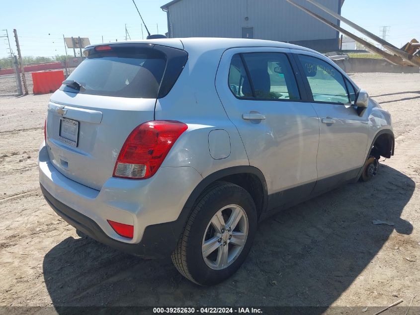 2017 Chevrolet Trax Ls VIN: KL7CJNSB6HB156420 Lot: 39252630