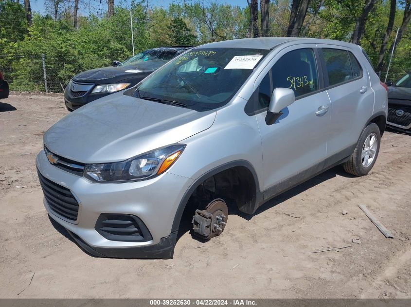 2017 Chevrolet Trax Ls VIN: KL7CJNSB6HB156420 Lot: 39252630