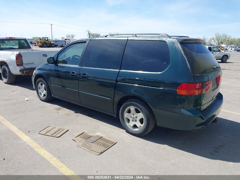 2001 Honda Odyssey Ex VIN: 2HKRL18621H505197 Lot: 39252631