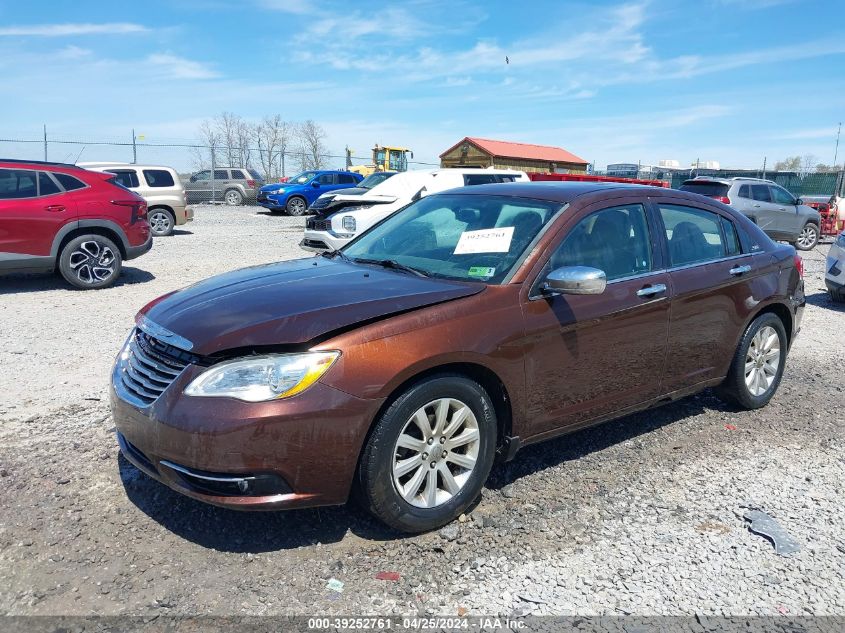 2013 Chrysler 200 Limited VIN: 1C3CCBCG6DN501917 Lot: 39252761