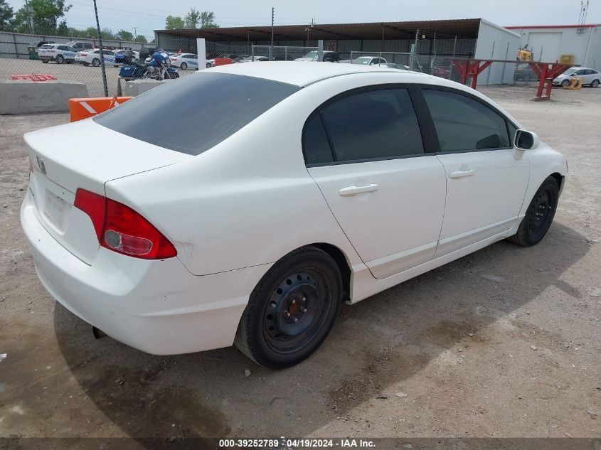 2008 Honda Civic Lx VIN: 1HGFA16558L057001 Lot: 39252789