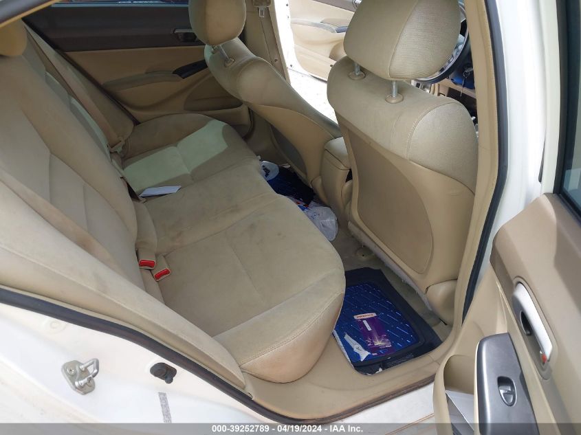 2008 Honda Civic Lx VIN: 1HGFA16558L057001 Lot: 39252789