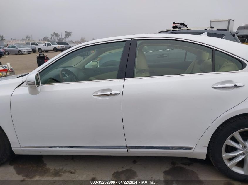 2012 Lexus Es 350 VIN: JTHBK1EG7C2475747 Lot: 39252908