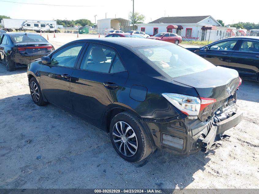 2015 Toyota Corolla L/Le/S/S Plus/Le Plus/Le Premium/S Premium VIN: 2T1BURHE4FC421624 Lot: 39252929