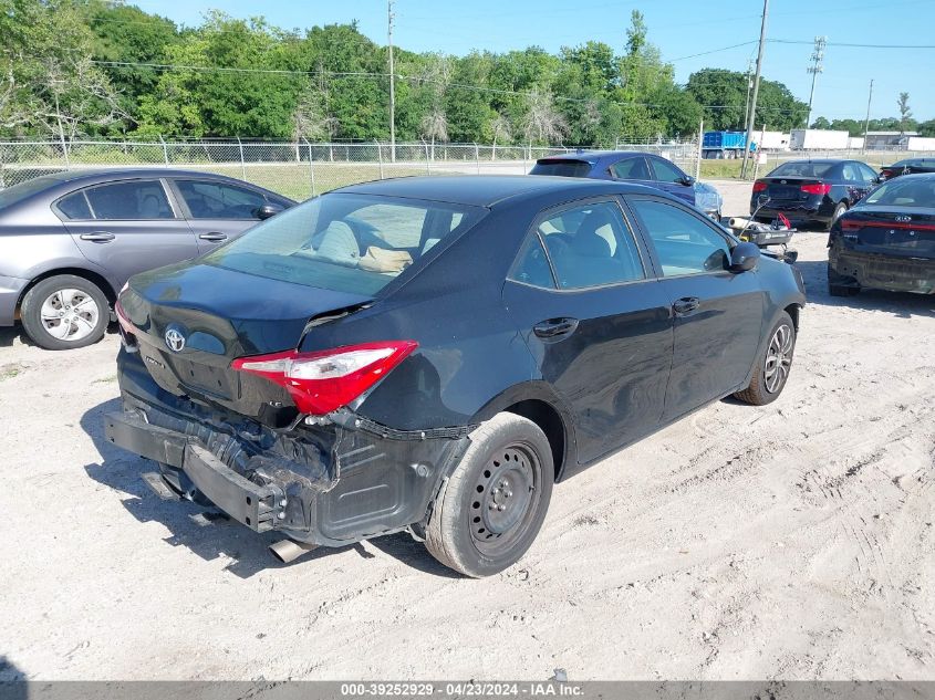 2015 Toyota Corolla L/Le/S/S Plus/Le Plus/Le Premium/S Premium VIN: 2T1BURHE4FC421624 Lot: 39252929