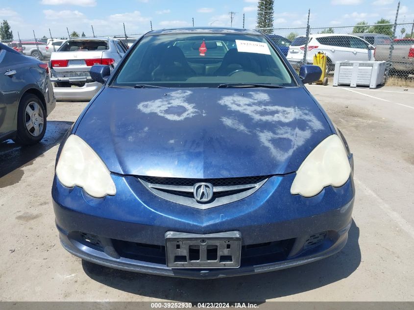 2002 Acura Rsx VIN: JH4DC54822C040909 Lot: 39252930