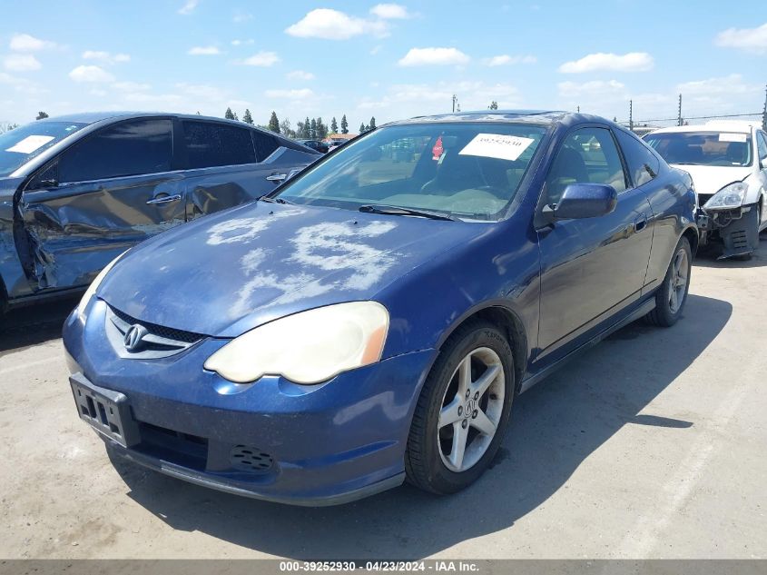 2002 Acura Rsx VIN: JH4DC54822C040909 Lot: 39252930