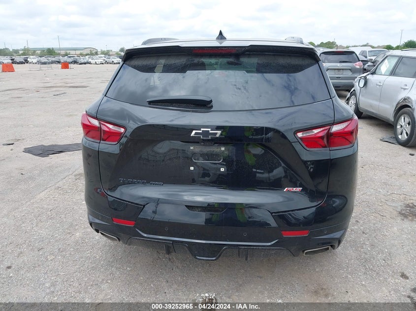 VIN 3GNKBKRS5MS555373 2021 CHEVROLET BLAZER AWD RS