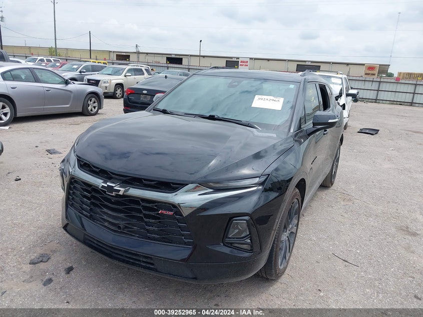 VIN 3GNKBKRS5MS555373 2021 CHEVROLET BLAZER AWD RS