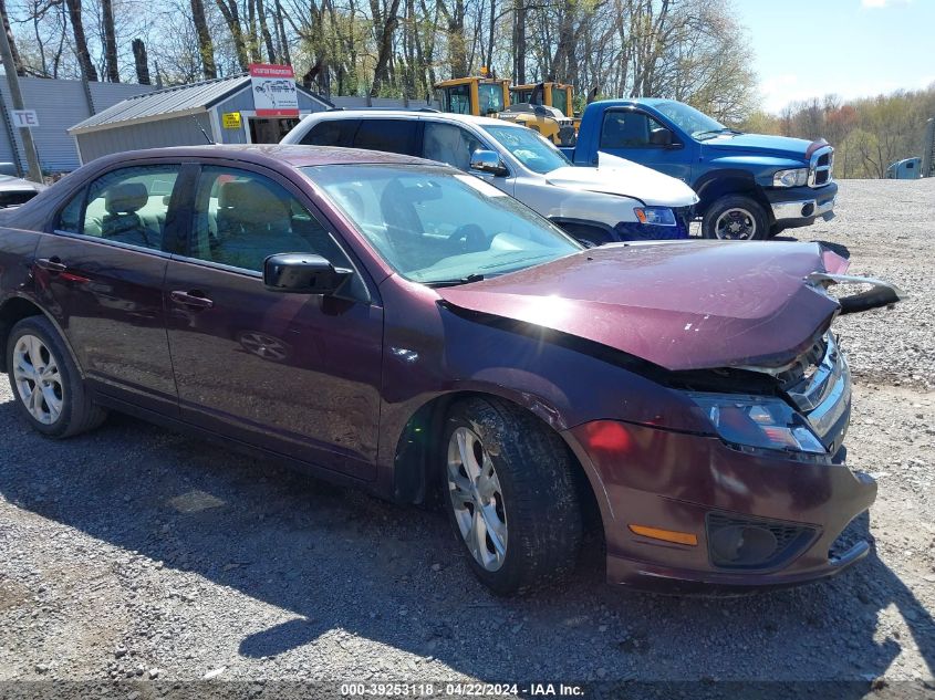 2012 Ford Fusion Se VIN: 3FAHP0HA2CR255934 Lot: 39253118