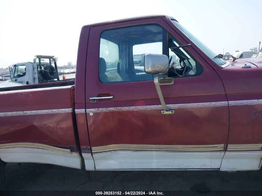 1992 Ford F250 VIN: 1FTEF25N6NPA52123 Lot: 39253152