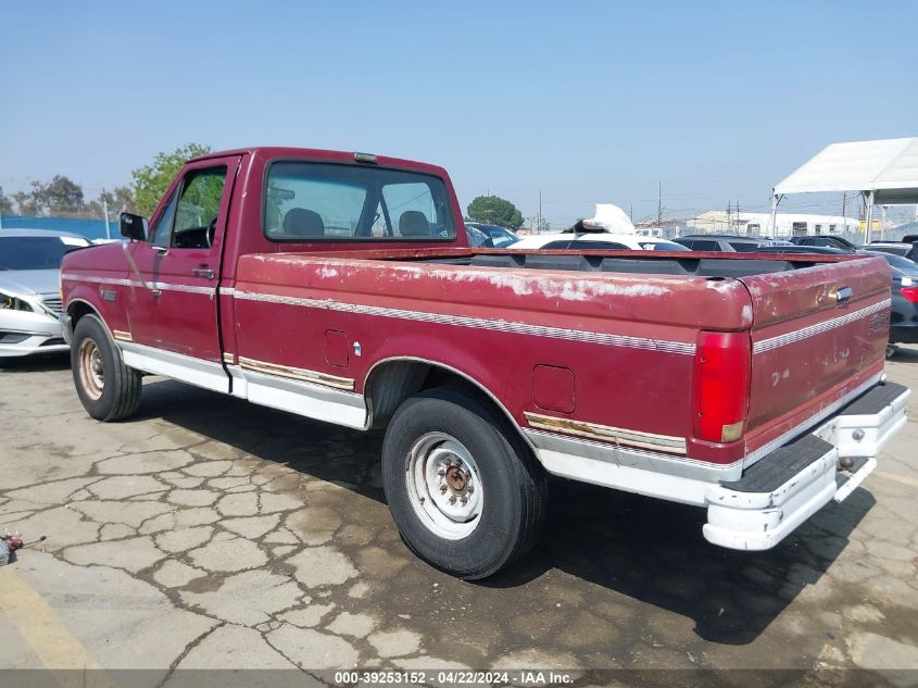 1992 Ford F250 VIN: 1FTEF25N6NPA52123 Lot: 39253152