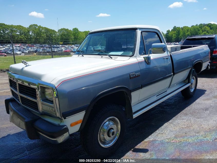 1992 Dodge W-Series W200/W250 VIN: 1B7KM26C9NS589894 Lot: 39253250