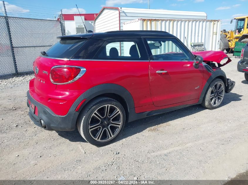 2014 Mini Paceman Cooper S VIN: WMWSS7C5XEWN70530 Lot: 39253267