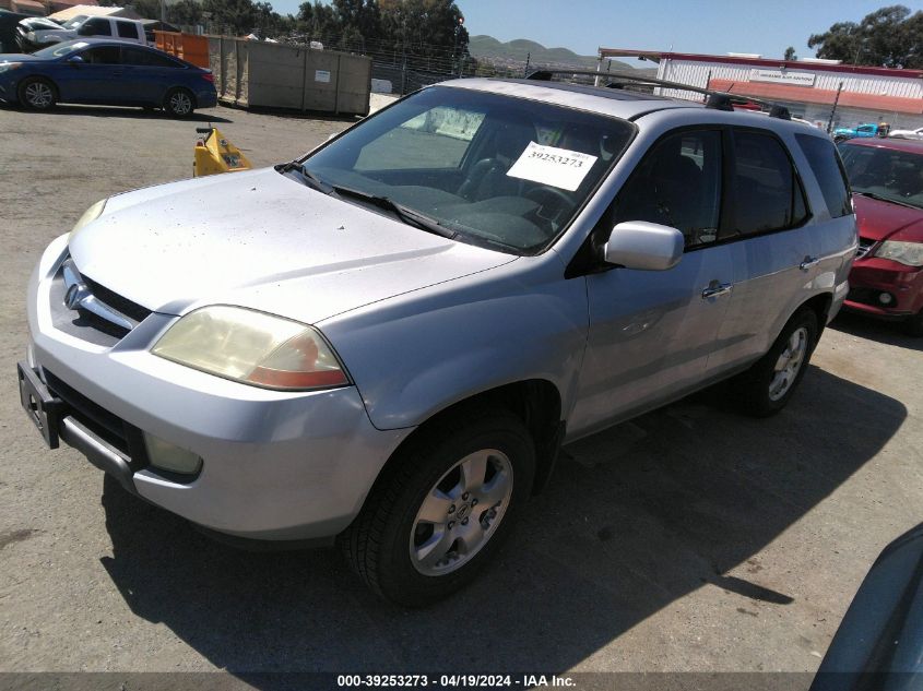 2003 Acura Mdx VIN: 2HNYD18283H512165 Lot: 39253273