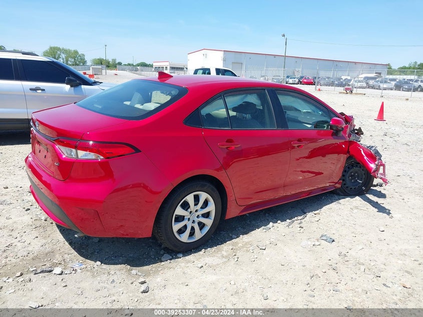 VIN JTDEPRAE8LJ104900 2020 TOYOTA COROLLA LE