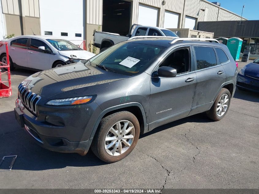 2016 Jeep Cherokee Limited VIN: 1C4PJMDB2GW102549 Lot: 39253343