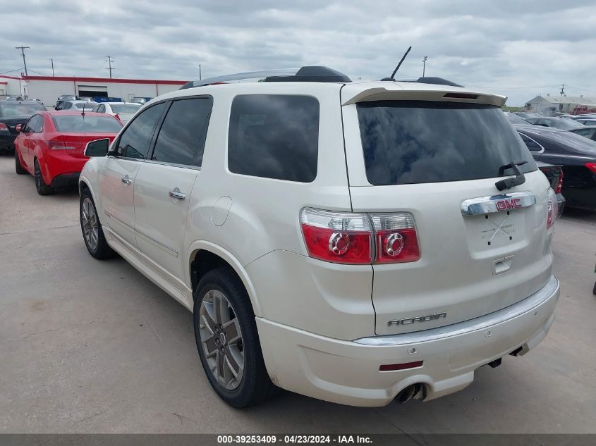 2012 GMC Acadia Denali VIN: 1GKKRTED2CJ330236 Lot: 39253409