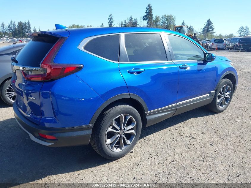 2021 Honda Cr-V Awd Ex VIN: 7FARW2H51ME019797 Lot: 39253432