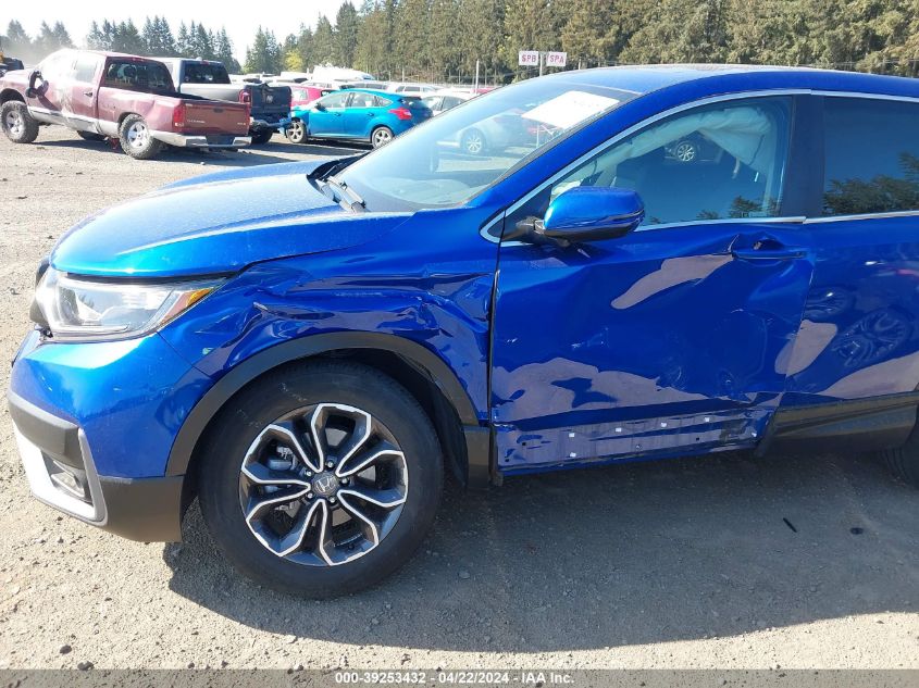 2021 Honda Cr-V Awd Ex VIN: 7FARW2H51ME019797 Lot: 39253432