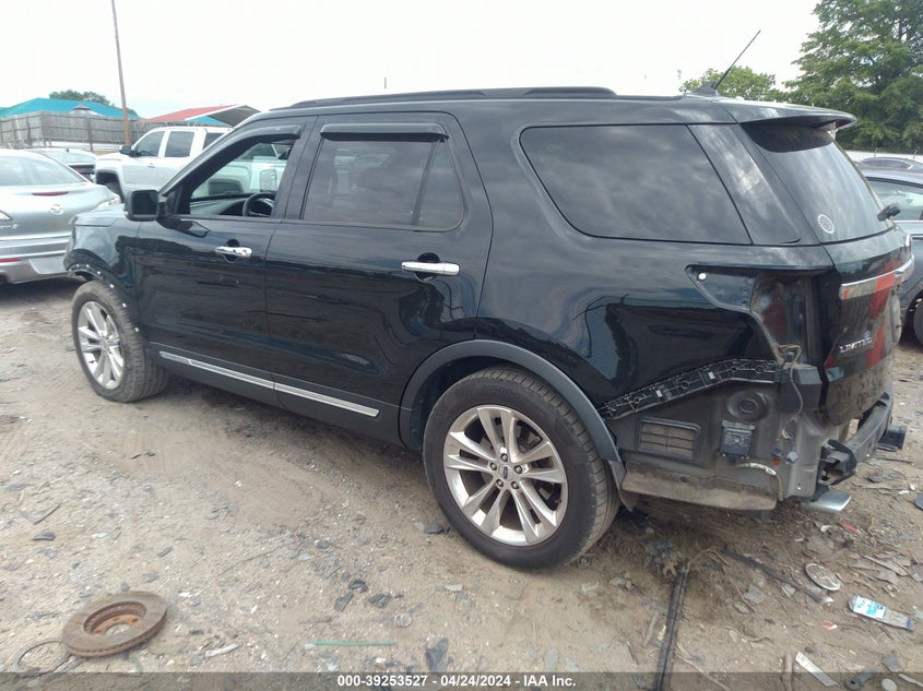 VIN 1FM5K7F81JGC62314 2018 FORD EXPLORER LIMITED