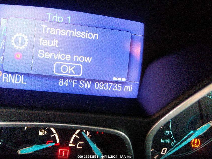 2013 Ford Focus Se VIN: 1FADP3F2XDL233823 Lot: 39253531