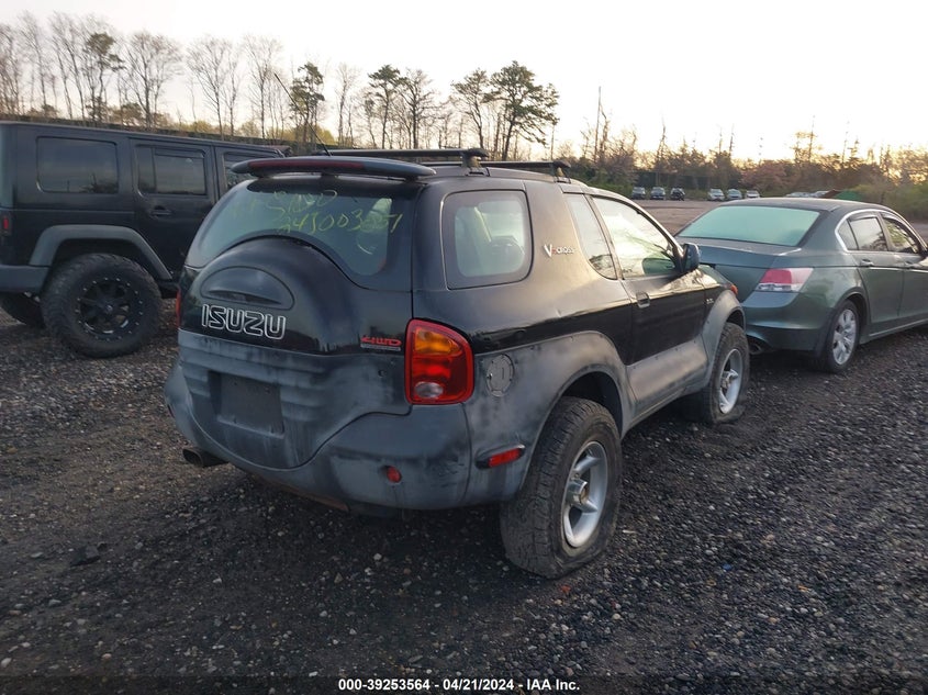 2001 ISUZU VEHICROSS VIN: JACCN57X917D00595