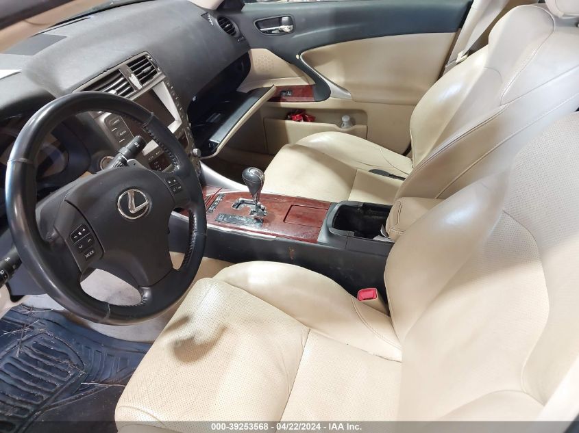 2006 Lexus Is 250 VIN: JTHCK262665007489 Lot: 39253568