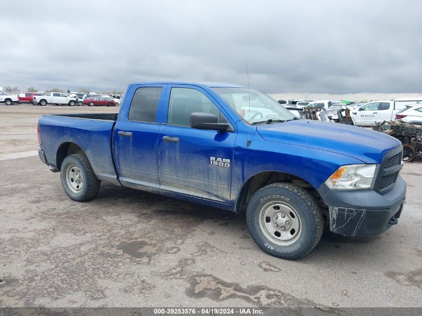 2017 Ram 1500 Tradesman Quad Cab 4X4 6'4 Box VIN: 1C6RR7FG2HS544288 Lot: 39253576