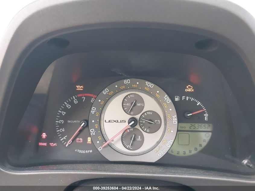 2001 Lexus Is 300 VIN: JTHBD182X10019177 Lot: 39253604