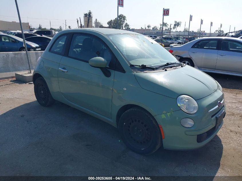 2013 Fiat 500 Pop VIN: 3C3CFFAR0DT698361 Lot: 39253605