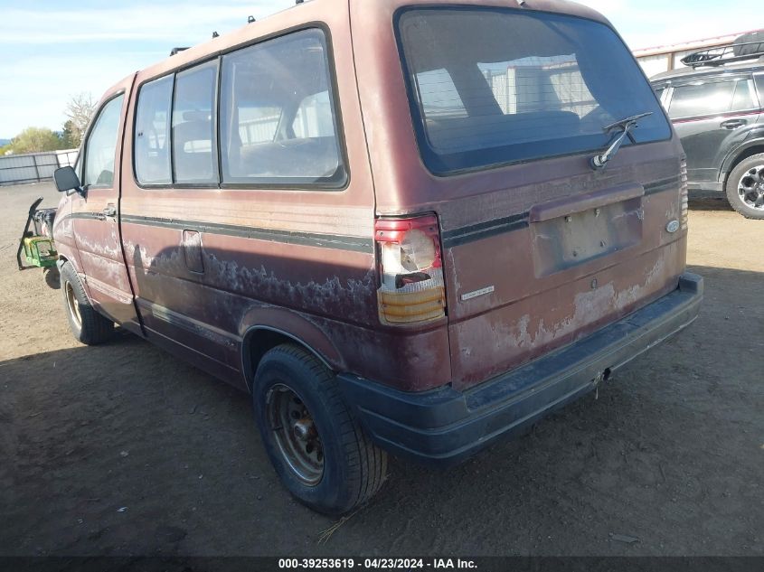 1986 Ford Aerostar VIN: 1FMCA11UXGZB26692 Lot: 39253619