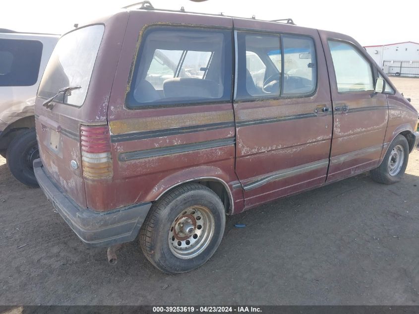 1986 Ford Aerostar VIN: 1FMCA11UXGZB26692 Lot: 39253619