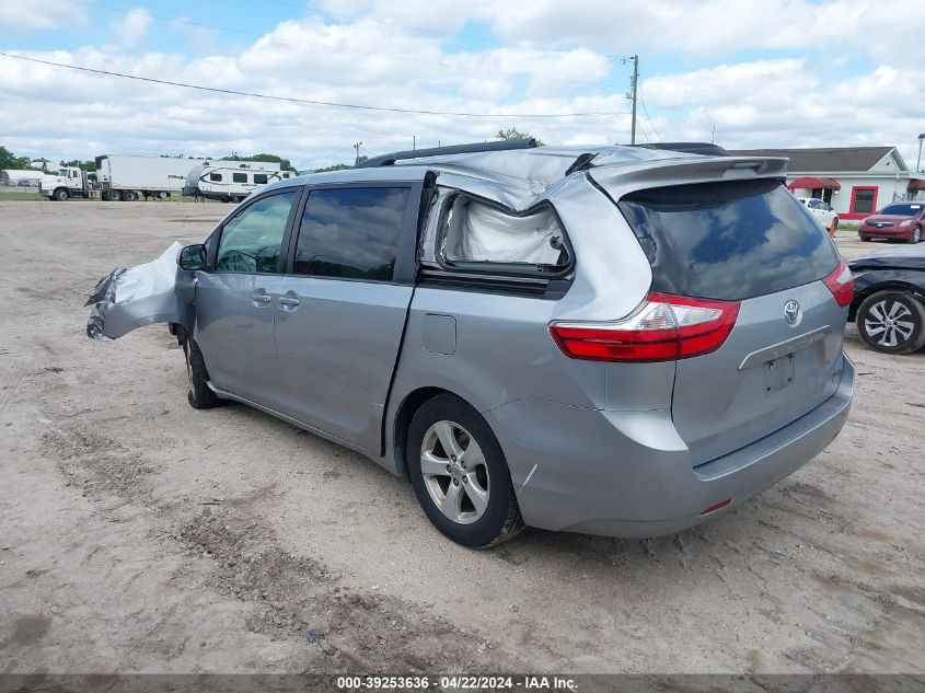 2015 Toyota Sienna Le 8 Passenger VIN: 5TDKK3DC4FS583008 Lot: 39179252