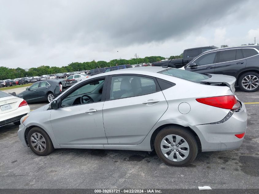 2015 Hyundai Accent Gls VIN: KMHCT4AEXFU815664 Lot: 39253721