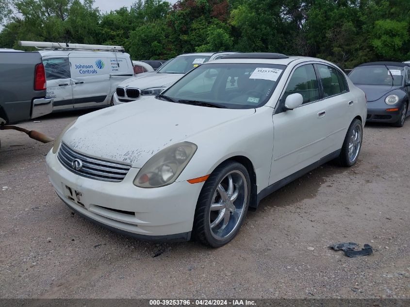 2004 Infiniti G35 VIN: JNKCV51E44M109824 Lot: 39253796