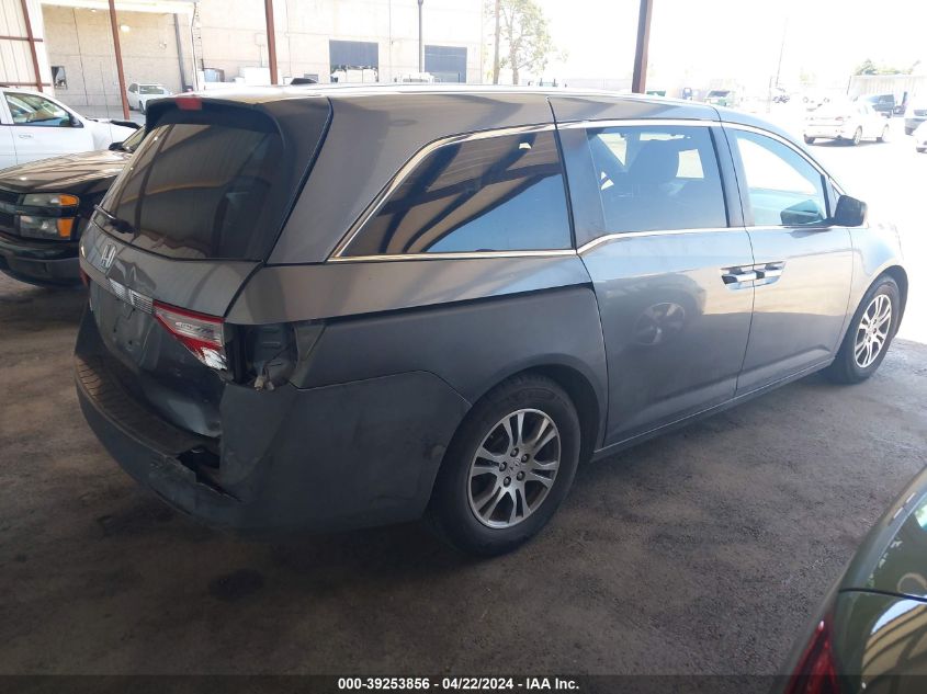 2011 Honda Odyssey Ex-L VIN: 5FNRL5H64BB102619 Lot: 39253856